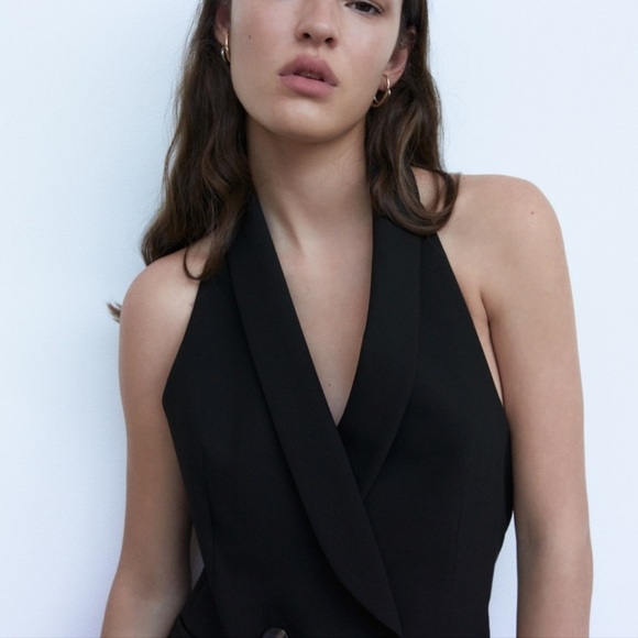 zara tuxedo dress blogger fav - Picture 12 of 16